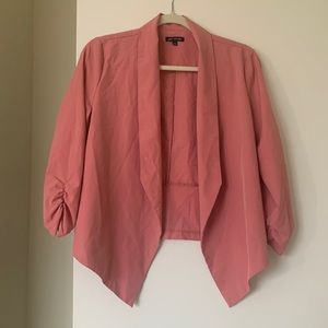Blush blazer
